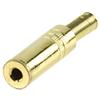 Connettore jack JC-131 metallo placcato oro femmina 3,5mm stereo